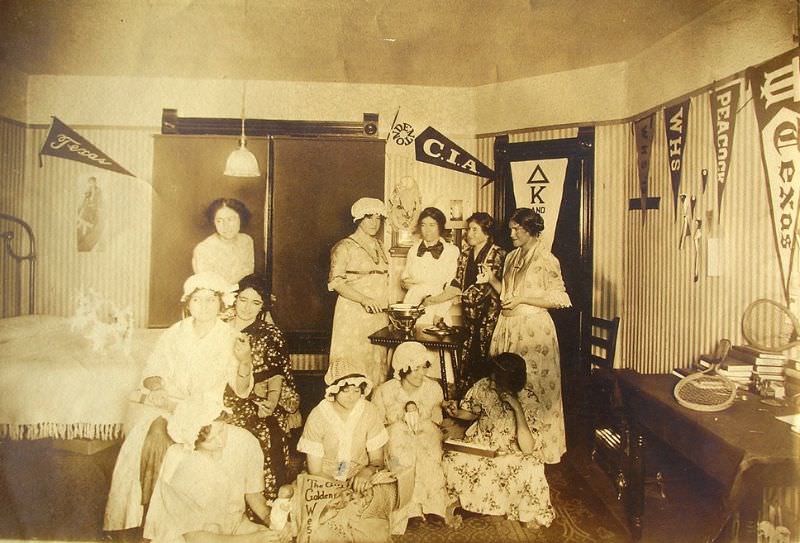 How Students decorated their Dorm Rooms from 1890s to 1950s