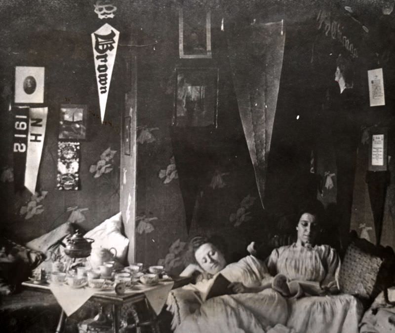 How Students decorated their Dorm Rooms from 1890s to 1950s