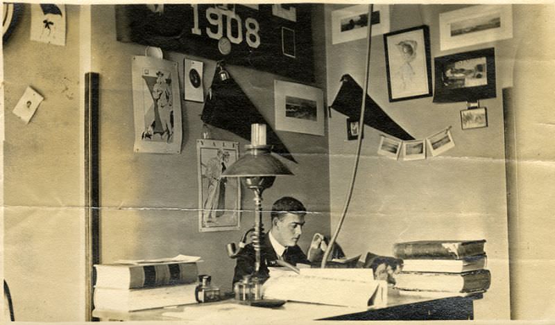 How Students decorated their Dorm Rooms from 1890s to 1950s