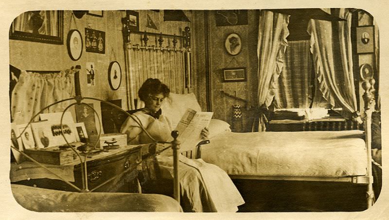 How Students decorated their Dorm Rooms from 1890s to 1950s