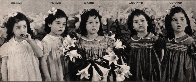 The Dionne Quints: Interesting Story and Photos of the first Quintuplets who survived Infancy and became a Sideshow Attraction