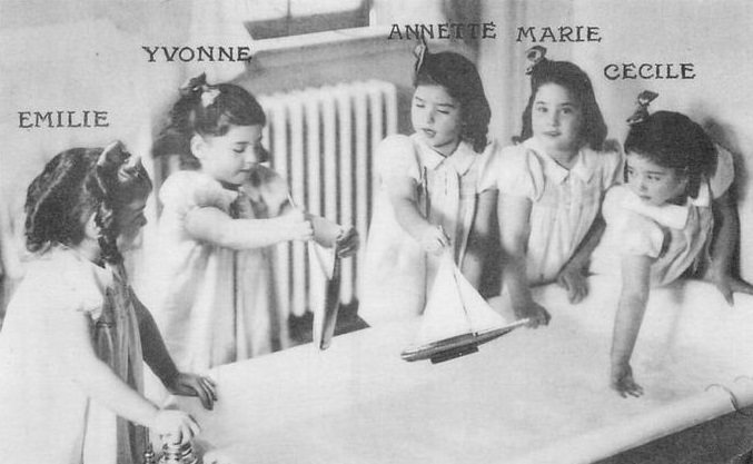 The Dionne Quints: Interesting Story and Photos of the first Quintuplets who survived Infancy and became a Sideshow Attraction