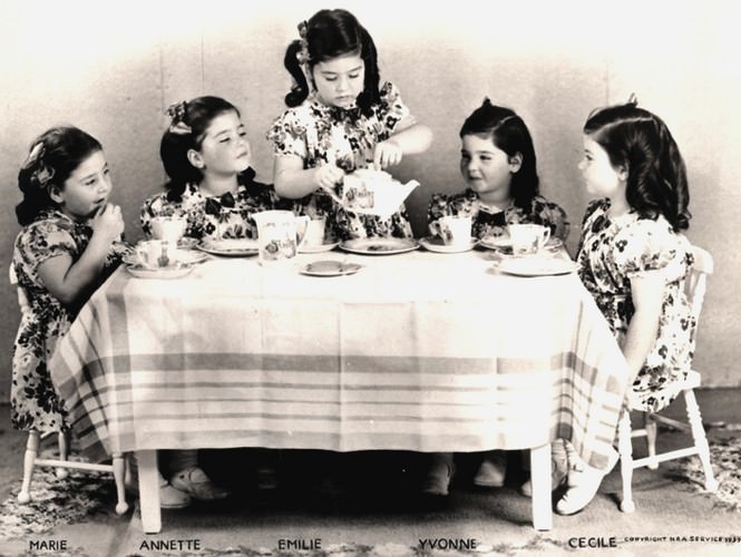 The Dionne Quints: Interesting Story and Photos of the first Quintuplets who survived Infancy and became a Sideshow Attraction