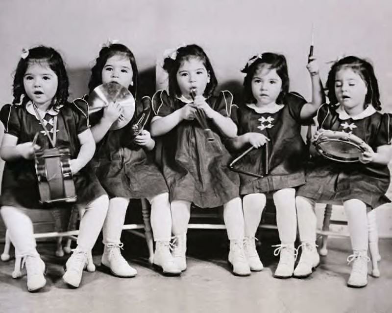 The Dionne Quints: Interesting Story and Photos of the first Quintuplets who survived Infancy and became a Sideshow Attraction