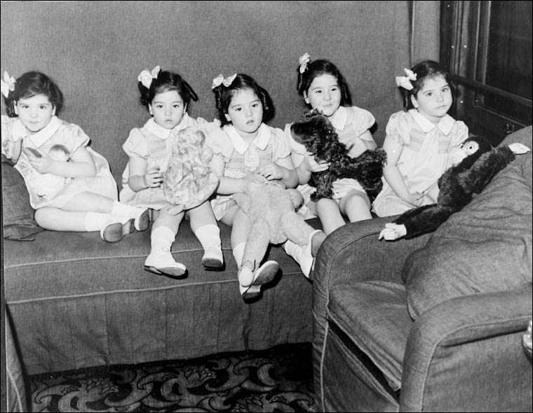 The Dionne Quints: Interesting Story and Photos of the first Quintuplets who survived Infancy and became a Sideshow Attraction