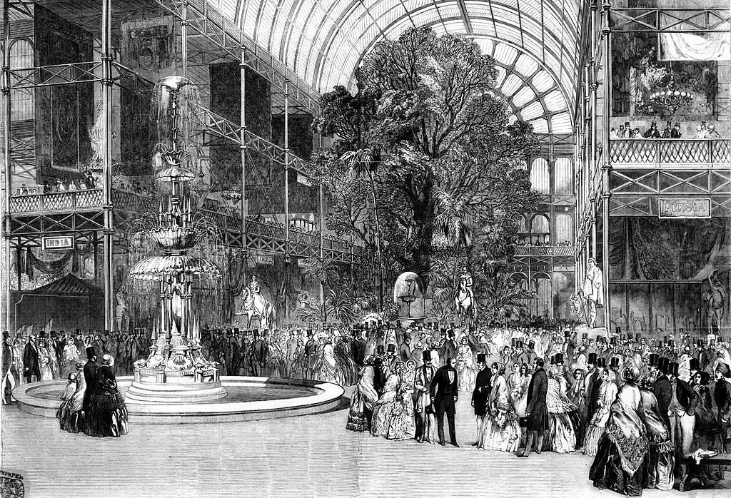 Transept, Great Exhibition, Hyde Park, London, 1851.