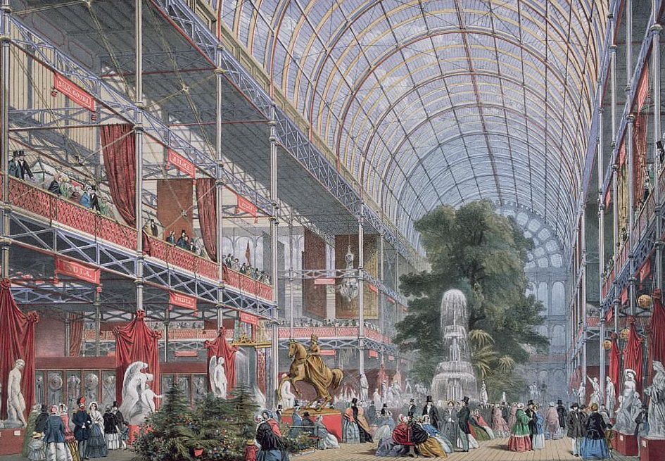 Interior View of the Great Exhibition of 1851