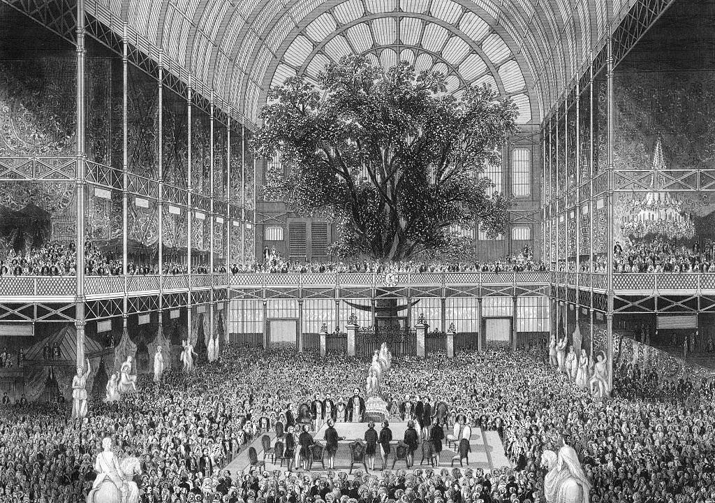 Closing of the Great Exhibition, Crystal Palace, 1851.