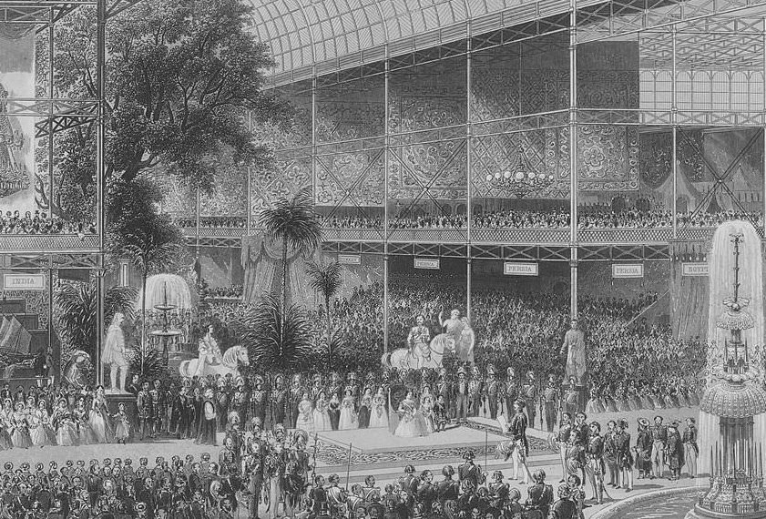 The opening of the Great Exhibition by Queen Victoria, Crystal Palace, London, May 1st 1851.