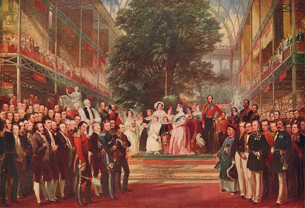The opening of the Great Exhibition by Queen Victoria on 1 May 1851