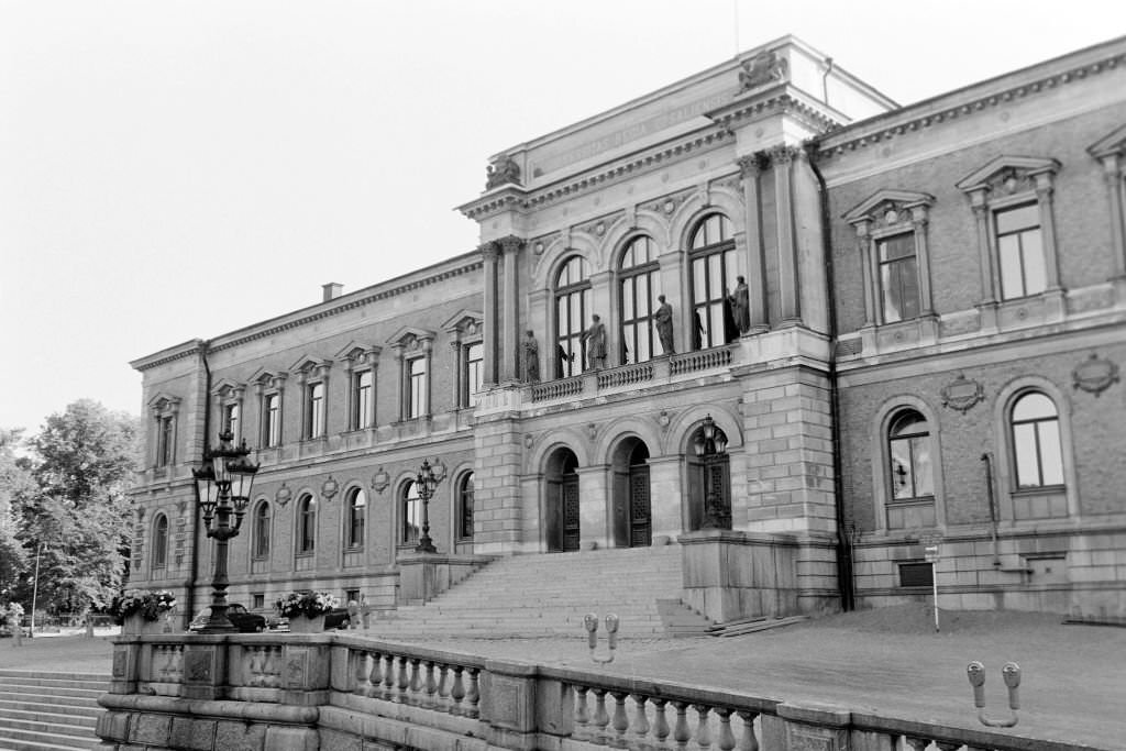 University building of Uppsala, 1969.