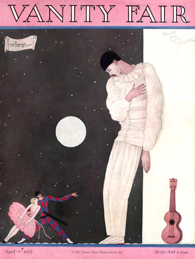 Vanity Fair cover, April 1927