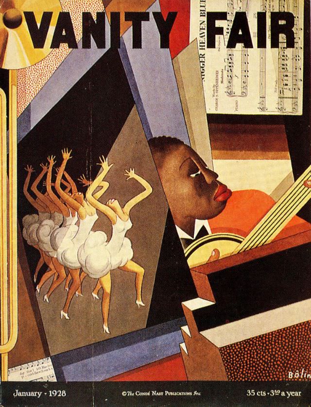 Vanity Fair cover, January 1928