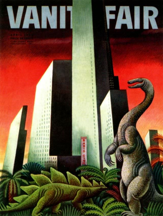 Vanity Fair cover, April 1933
