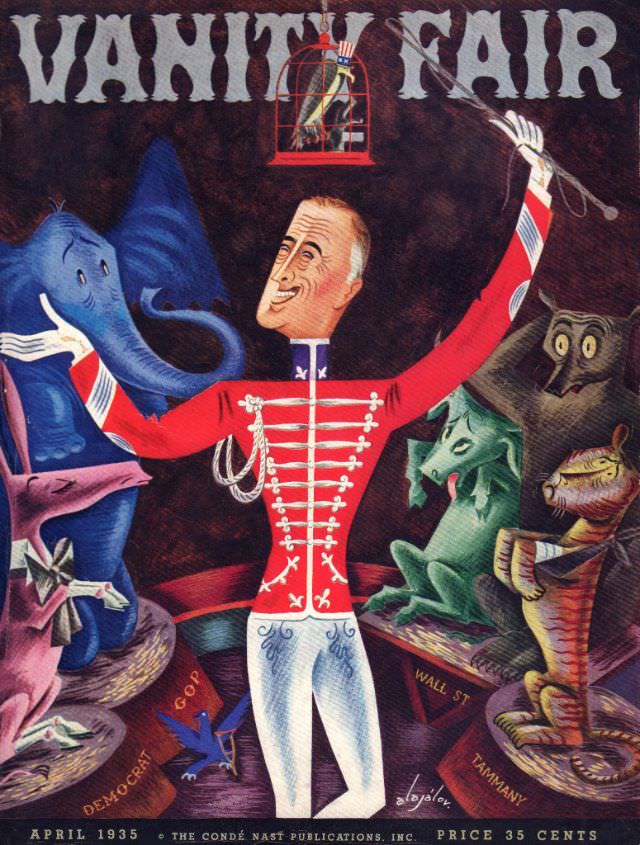 Vanity Fair cover, April 1935