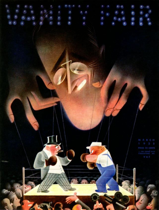 Vanity Fair cover, March 1935