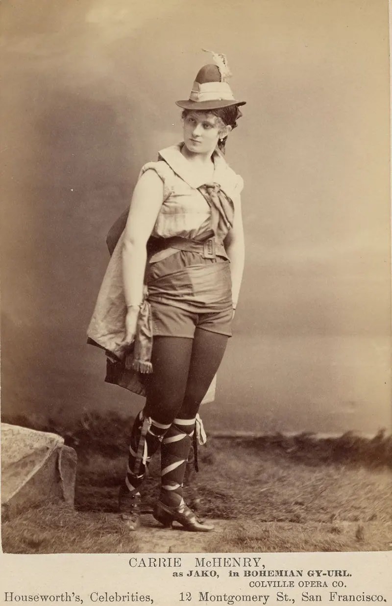 Carrie McHenry as Jako in Bohemian Gy-url [sic], Colville Opera Company.
