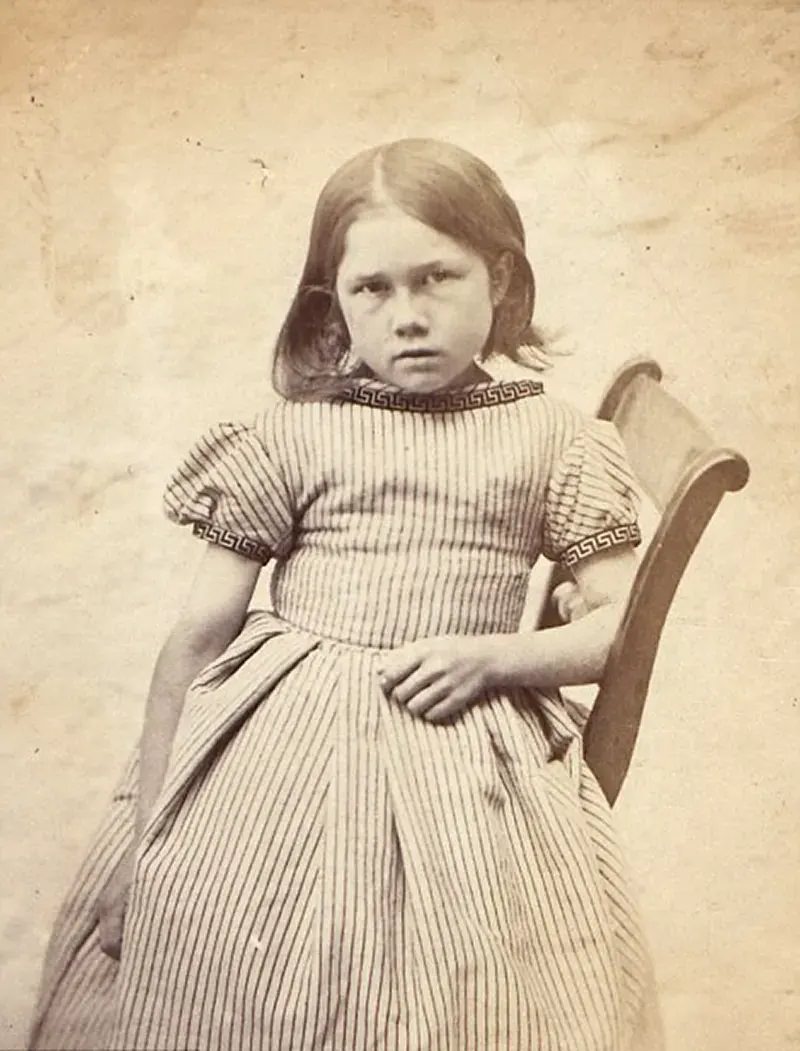 Seven-year-old Julie-Ann Crumpling was jailed at Oxford Castle Prison for stealing a pram, and sentenced to seven days of hard labor.