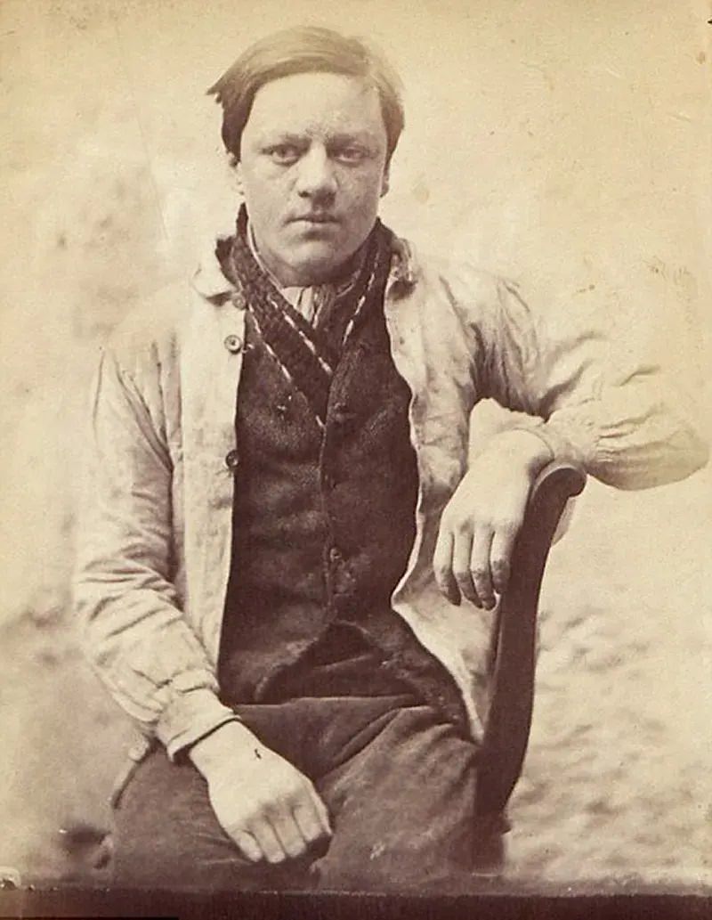 Brothers John and Thomas Williams (below), aged 13 and 14 respectively, were sentenced to six months of hard labor at Oxford Castle prison for house looting in 1870.