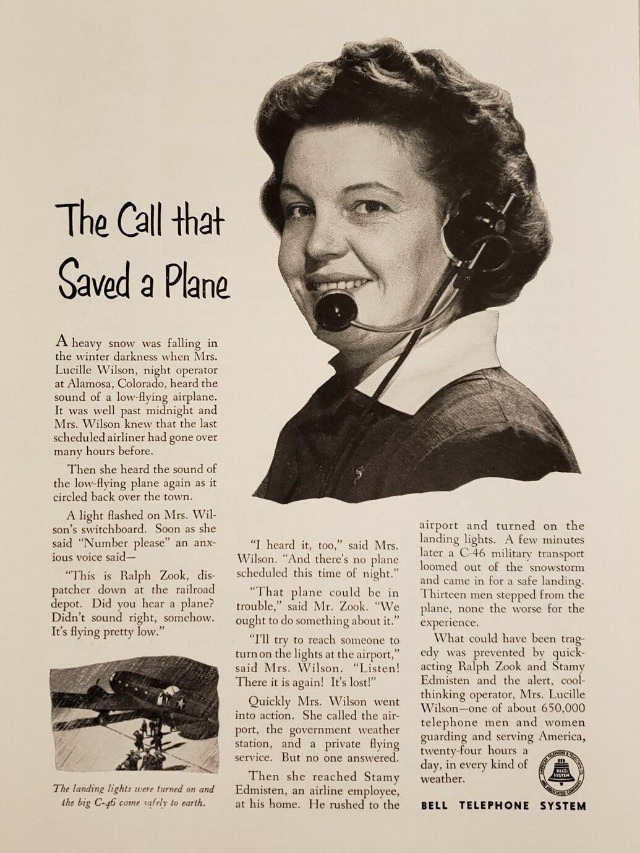 The Voice with a Smile: Vintage Bell Telephone System ads from Between the 1930s and 1950s