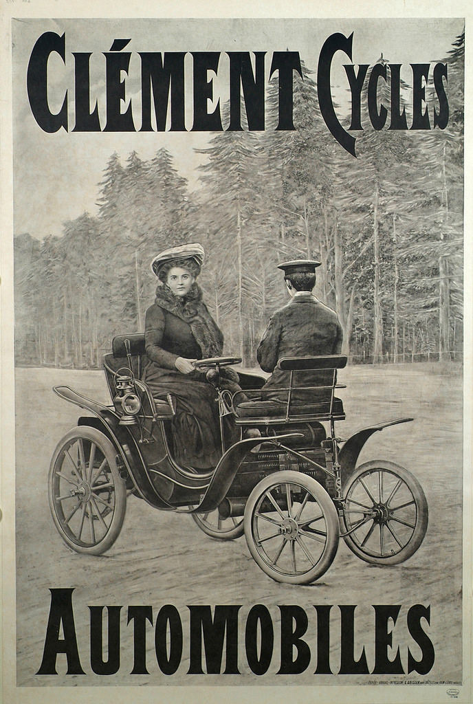 Advertising for Clément cars, 1905.
