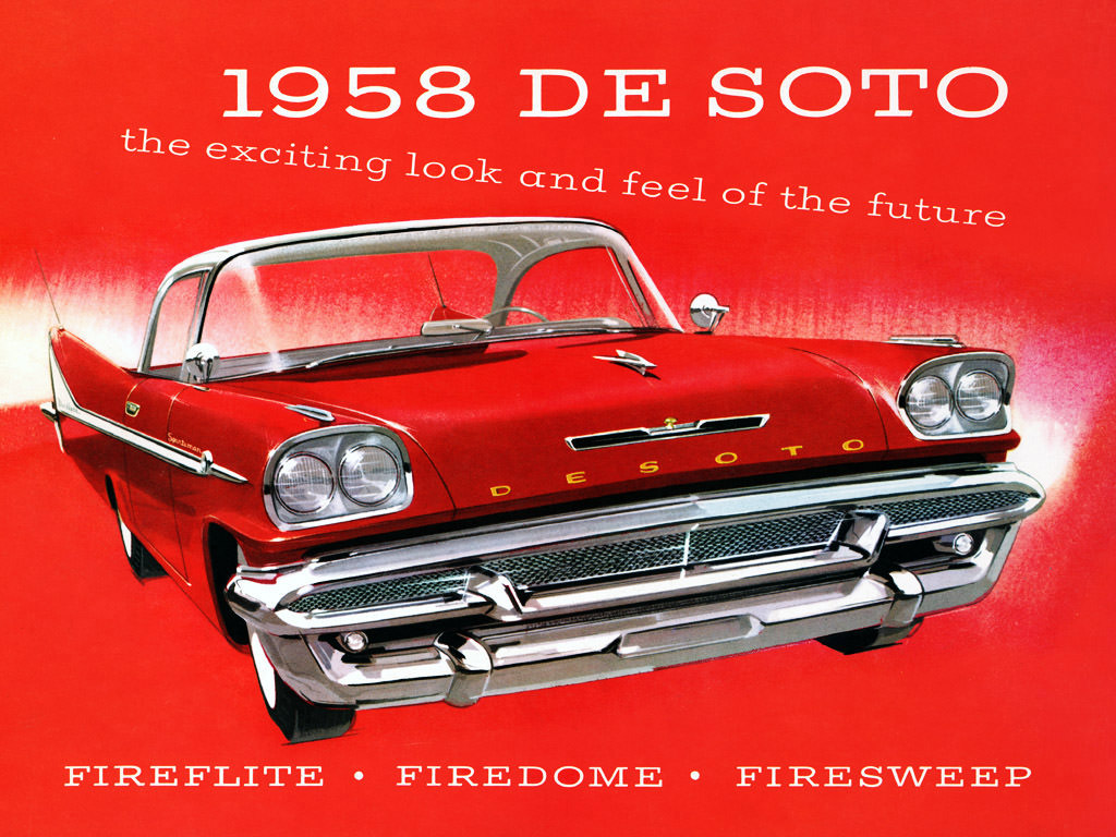 DeSoto advertising, 1958.