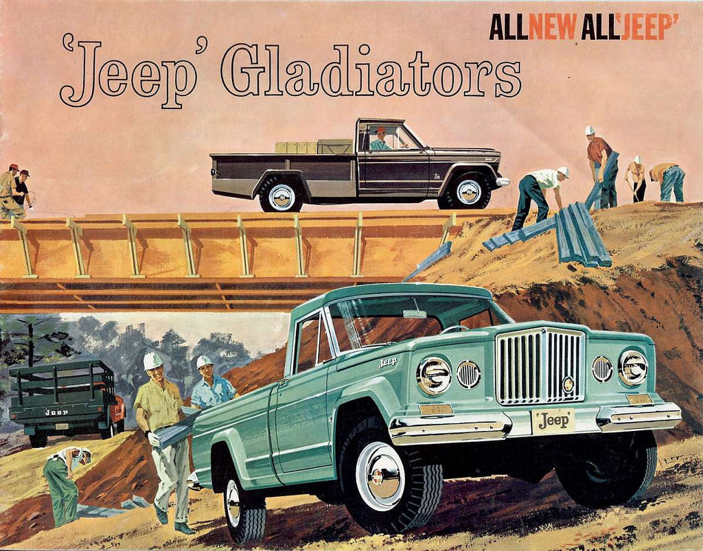 Advertising for Jeep Gladiator, 1962.