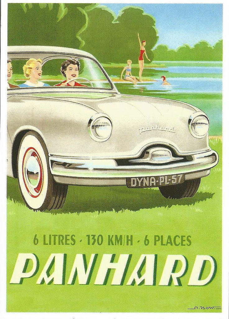 Panhard Dyna Z advertising, 1954.