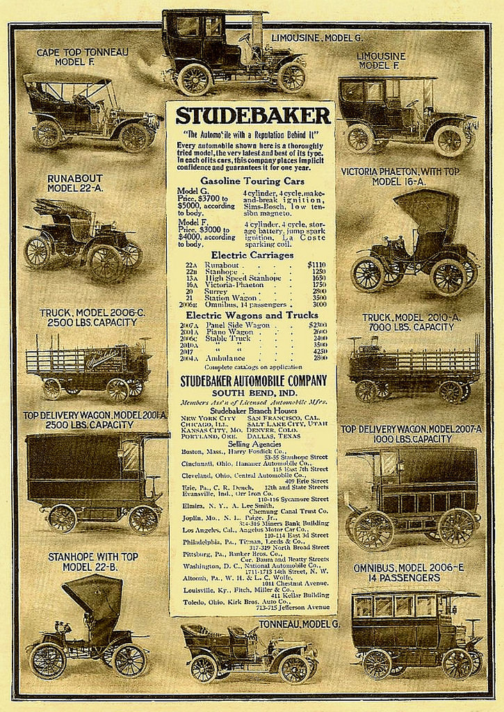 Studebaker advertising, 1906.