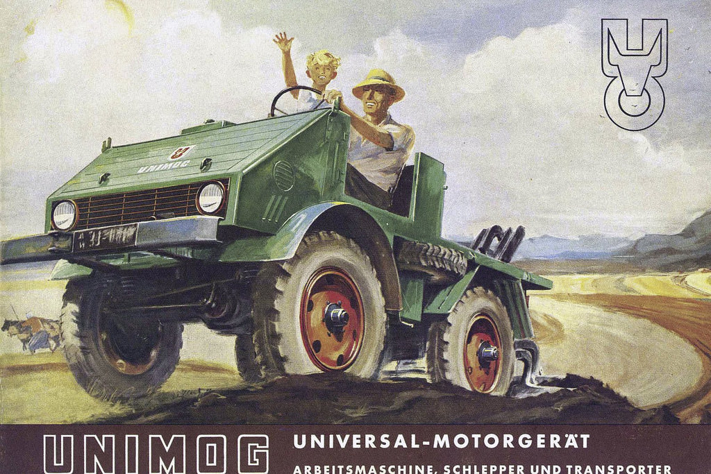 Unimog advertising, 1950.