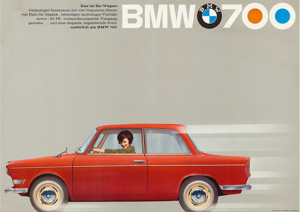BMW 700 advertising, 1959.
