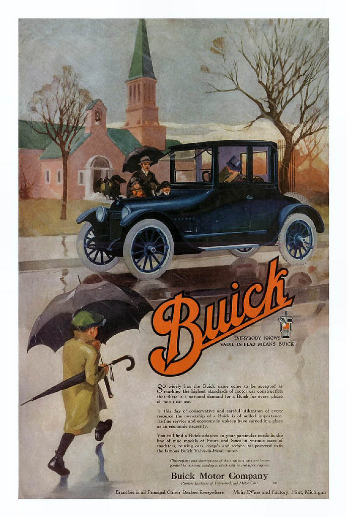 Buick advertising, 1918.