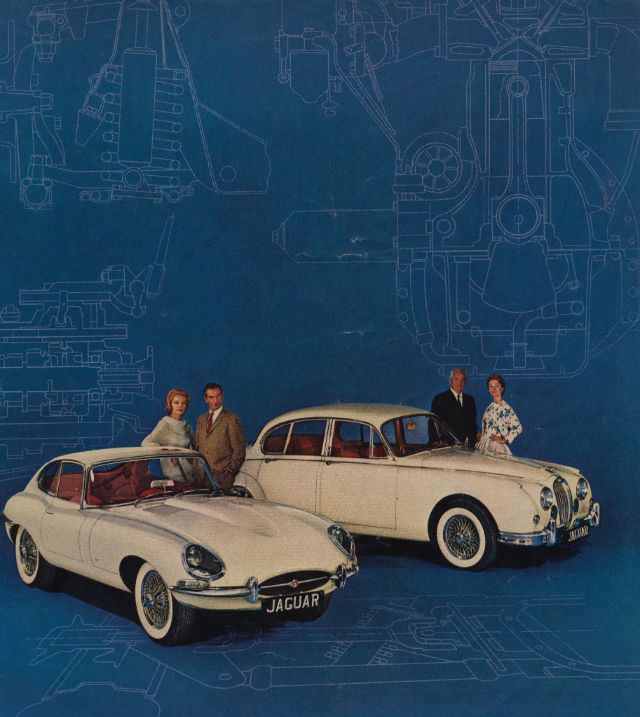 The Rugged, Reliable Jaguars – New 1962 Jaguars.