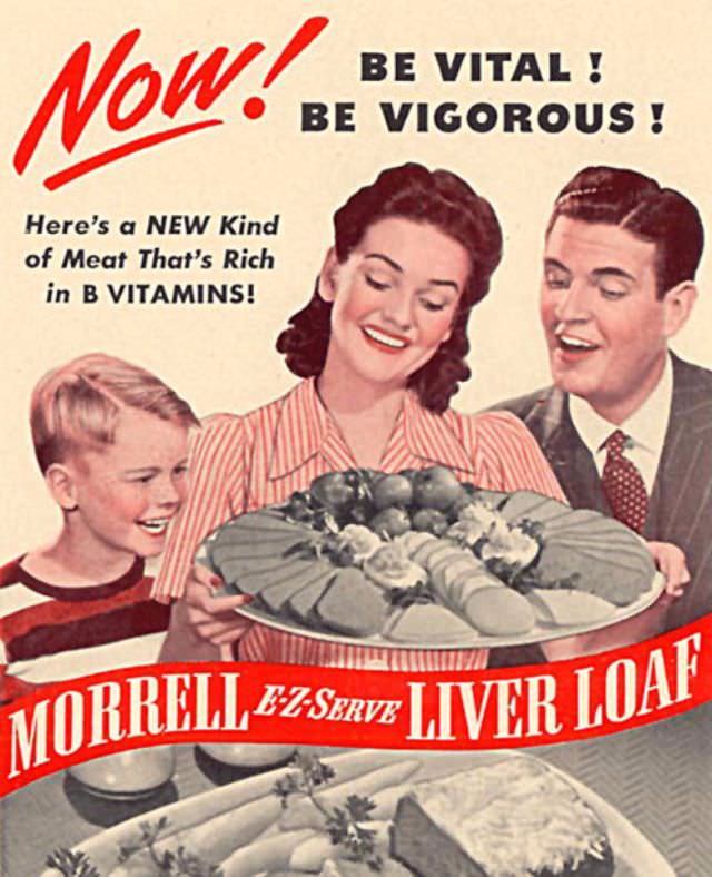 Ridiculous Vintage Food Ads that would be Banned Today, 1940s-1960s