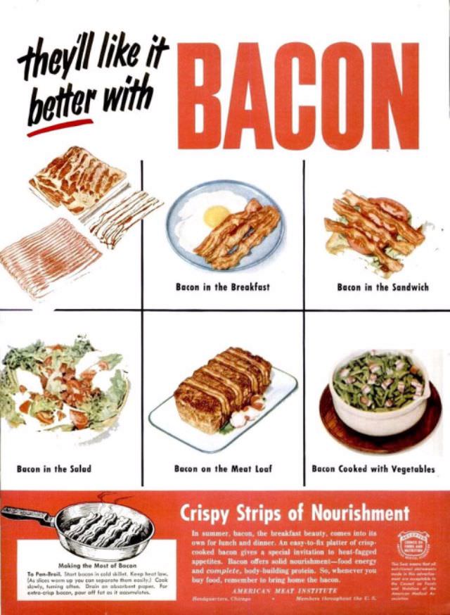 Ridiculous Vintage Food Ads that would be Banned Today, 1940s-1960s