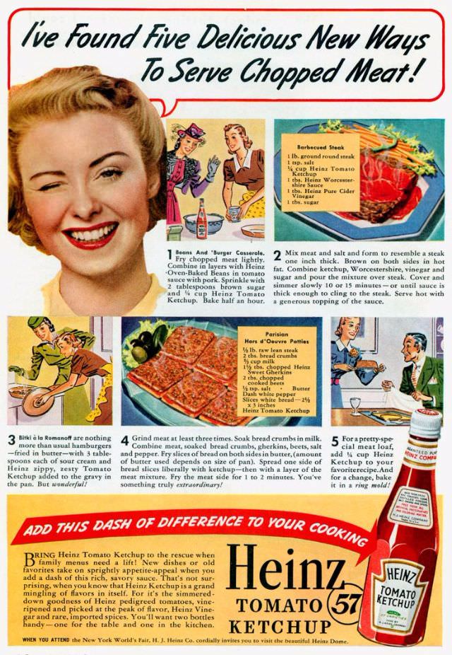 Ridiculous Vintage Food Ads that would be Banned Today, 1940s-1960s