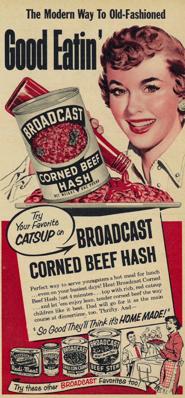 Ridiculous Vintage Food Ads that would be Banned Today, 1940s-1960s