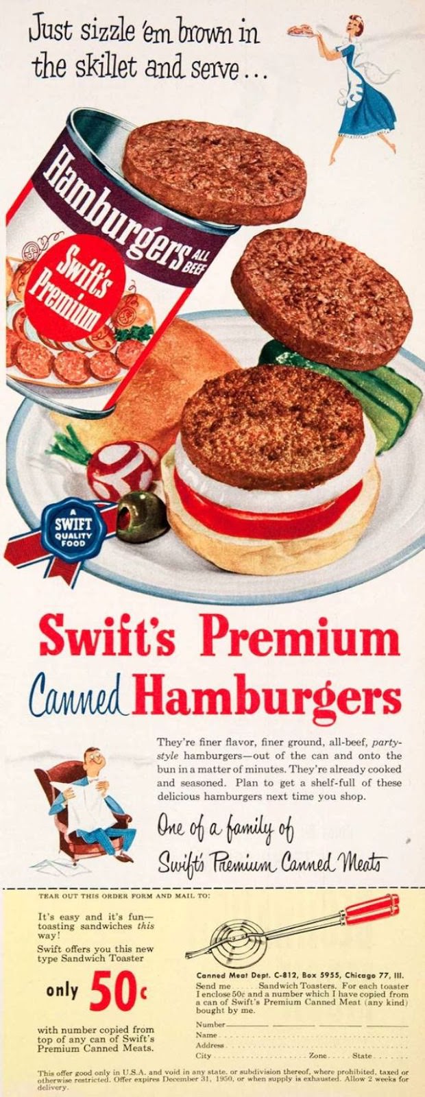 Ridiculous Vintage Food Ads that would be Banned Today, 1940s-1960s