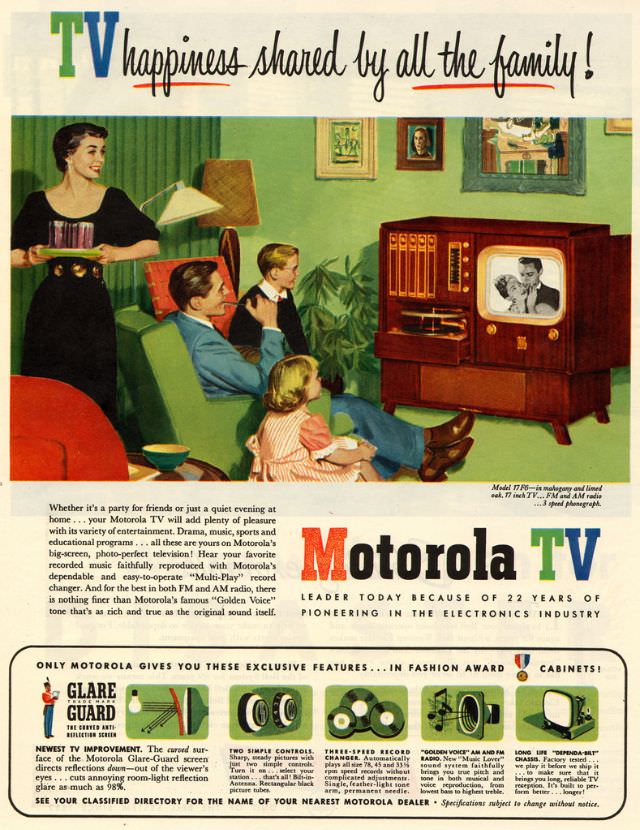 Motorola TV, 1951.