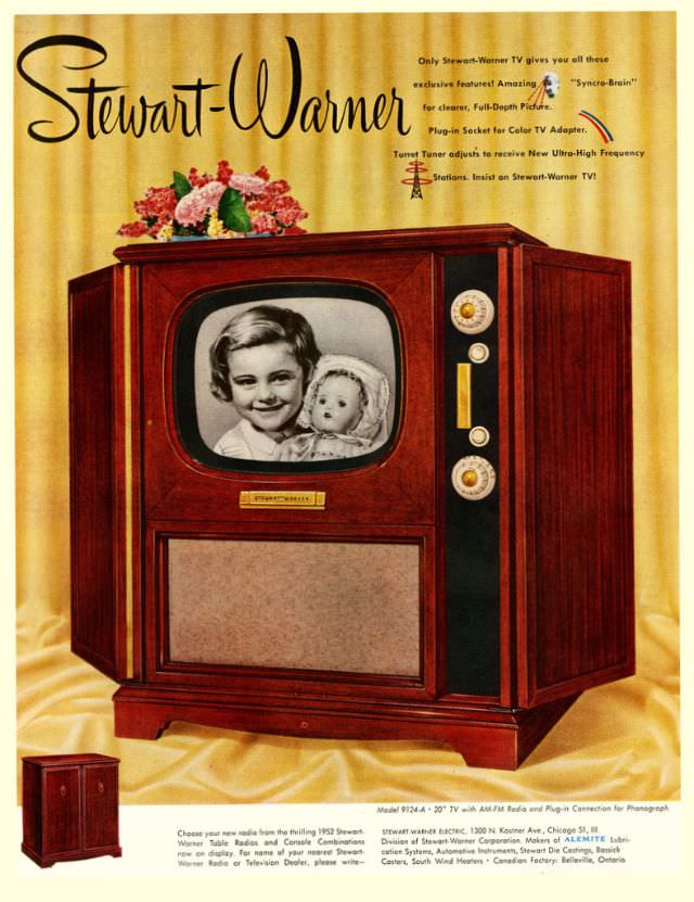 Stewart-Warner TV, 1951.