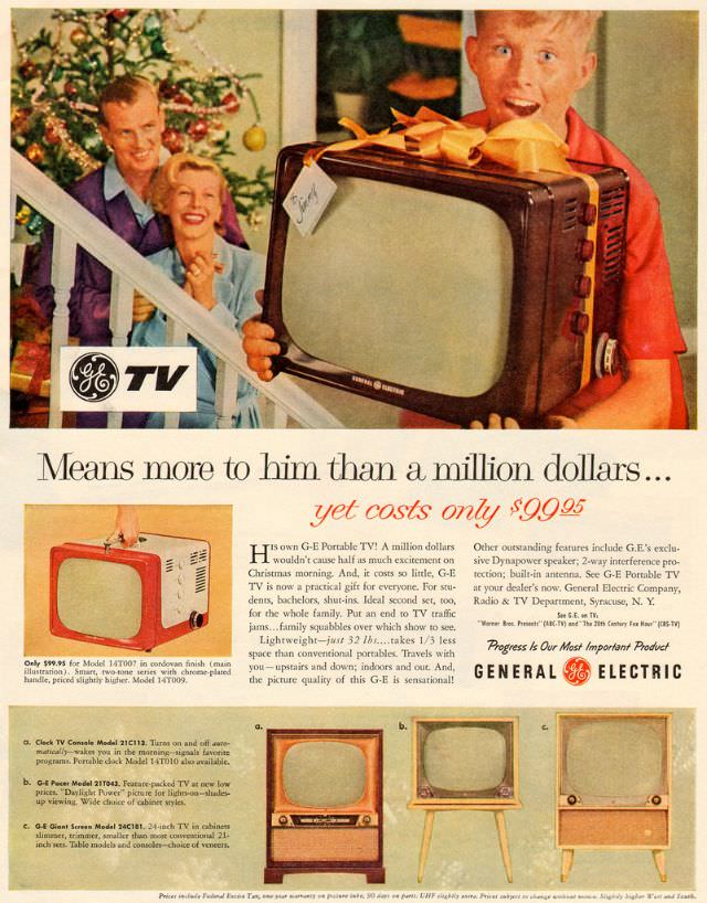 General Electric Television, 1955.