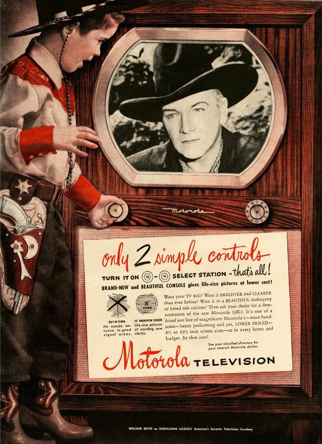 Motorola Television, 1950.