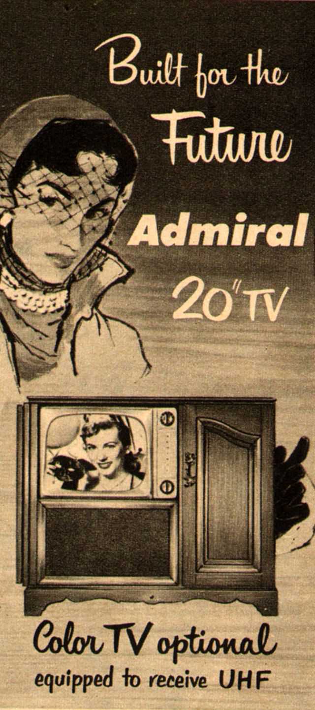 Admiral Television, 1951.