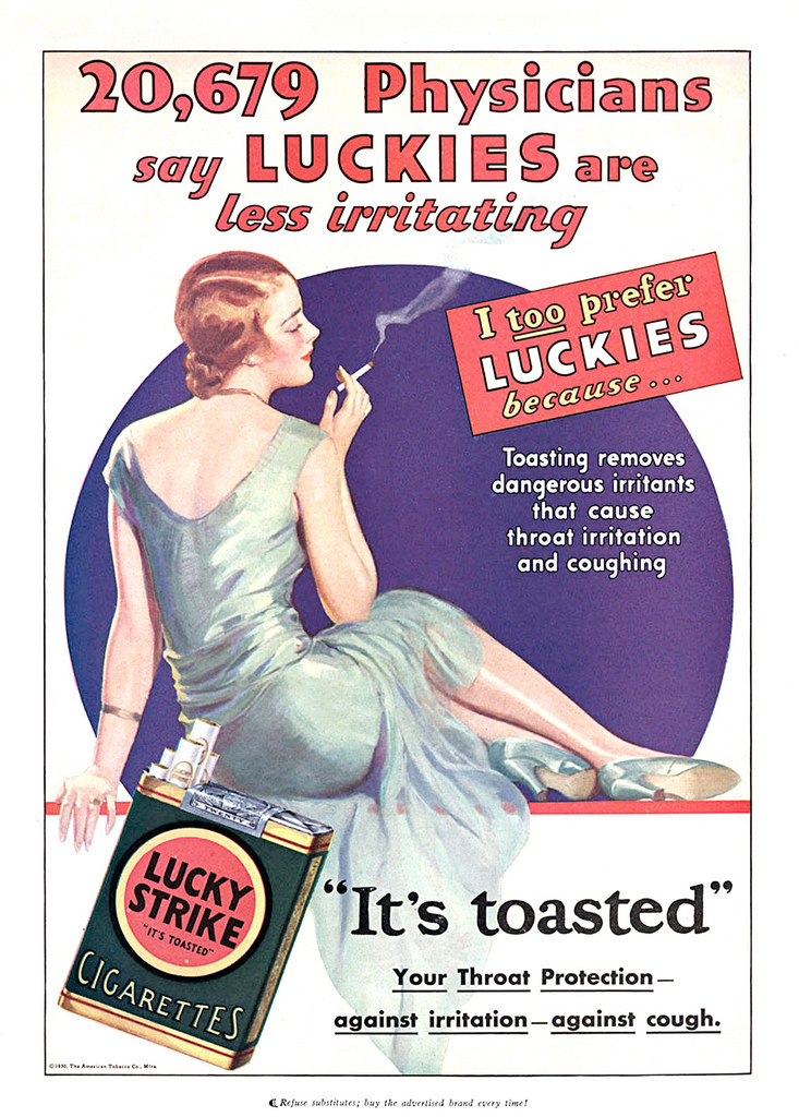 Ridiculous Vintage Tobacco Advertisements that Promoted Smoking as Healthy