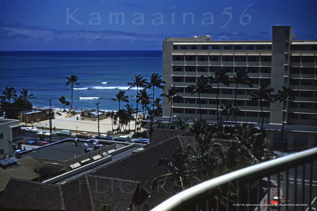 PK Afternoon View Waikiki, 1963.