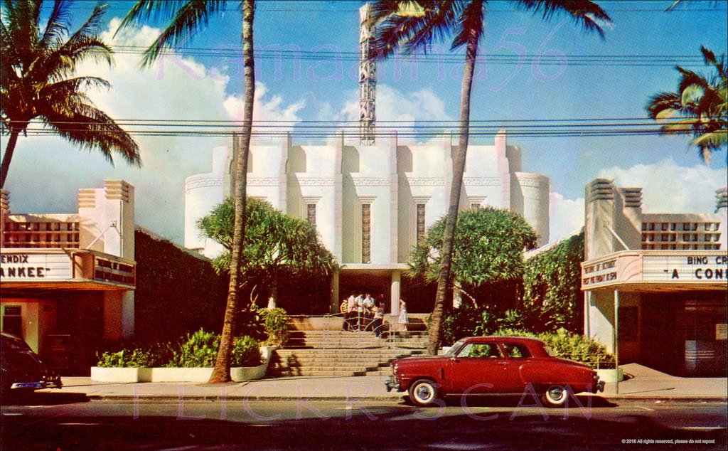 Art Deco masterpiece on Kalakaua Avenue, 1949
