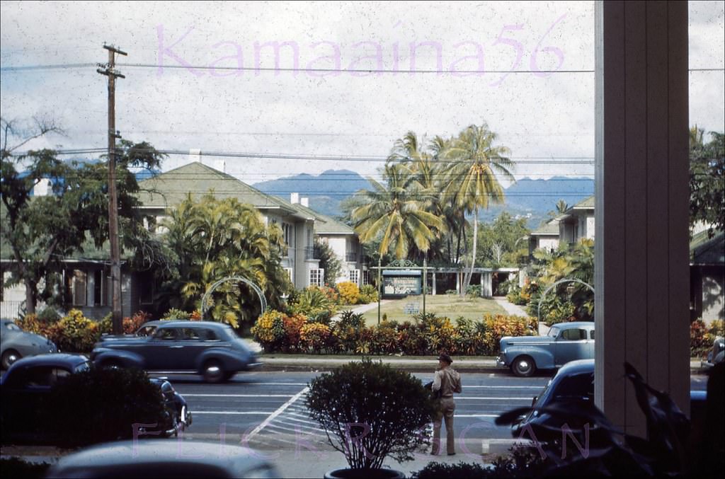 Moana Court Bungalows, 1940s.