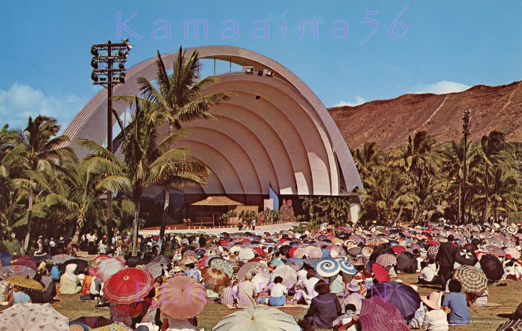 Waikiki Shell, 1960s