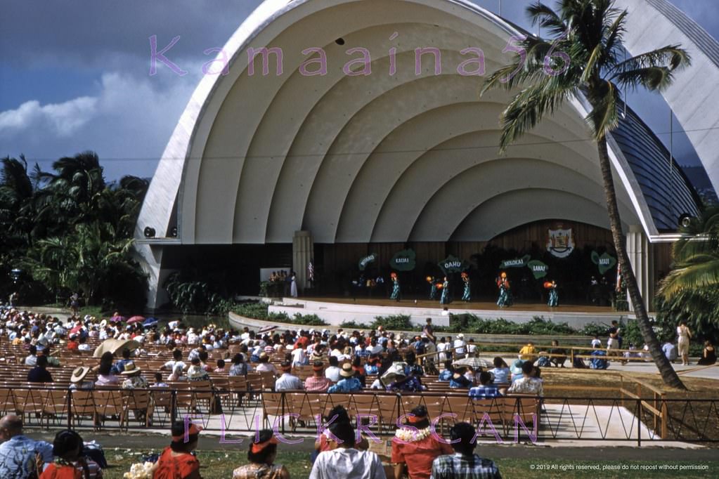Waikiki Shell Hula Show, 1959.