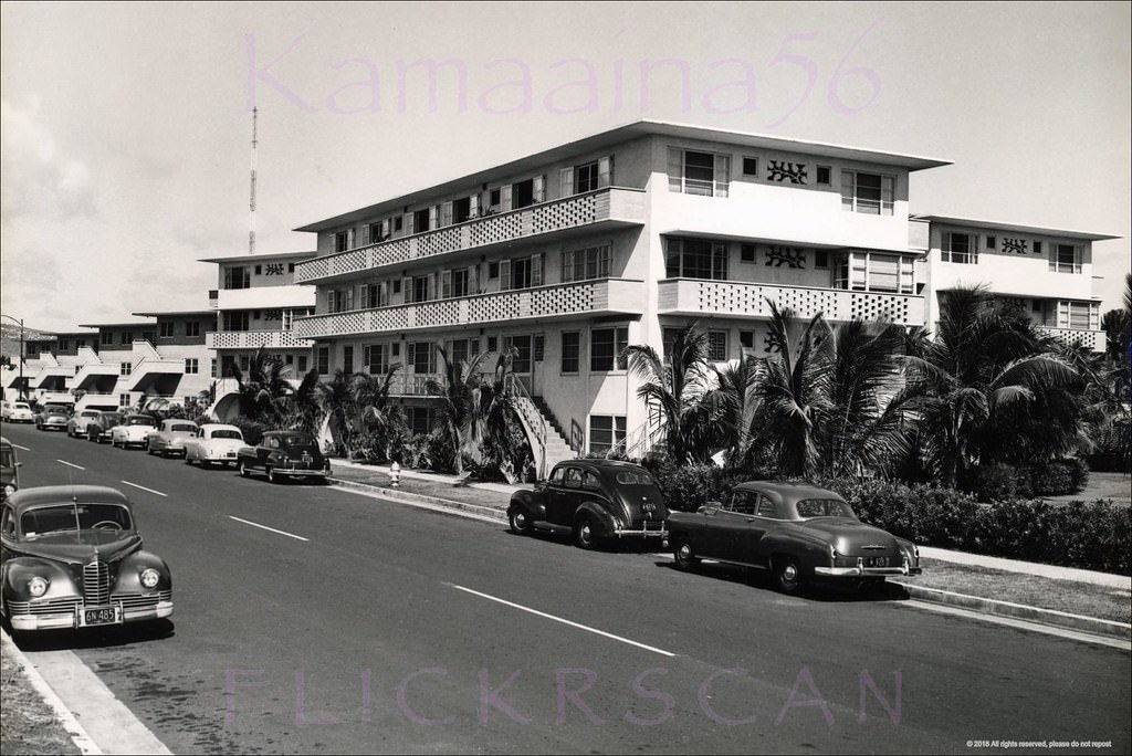 Ala Wai Terrace Waikiki, 1952.